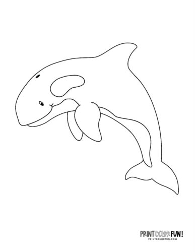 Orca coloring pages killer whale clip art activities at