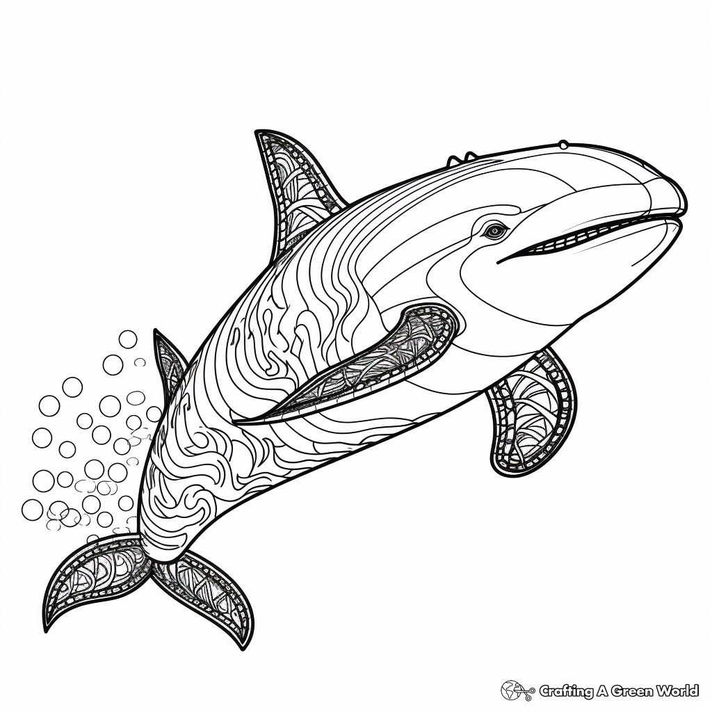 Orca coloring pages