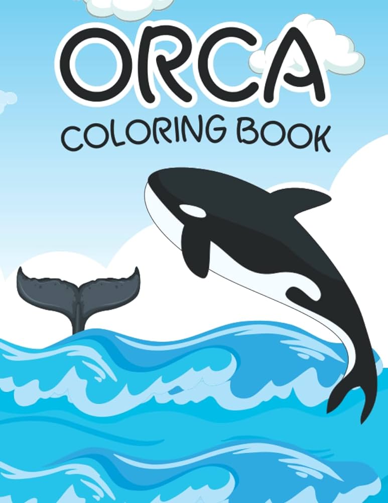 Or coloring book a stunning adult collection of killer whale or coloring pages for whales lovers for stress relief and relaxation for adults publishing killer whale or books