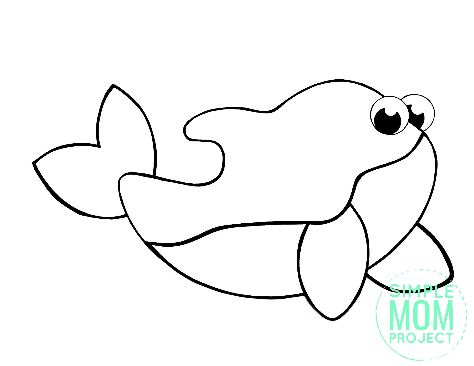 Free printable orca killer whale template â simple mom project