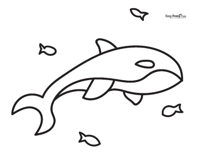 Whale coloring pages