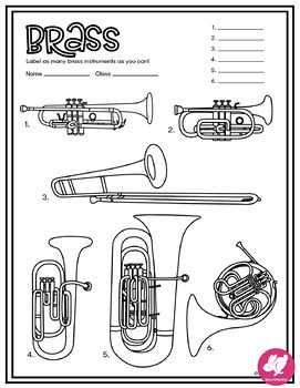 Music coloring sheets musical instruments