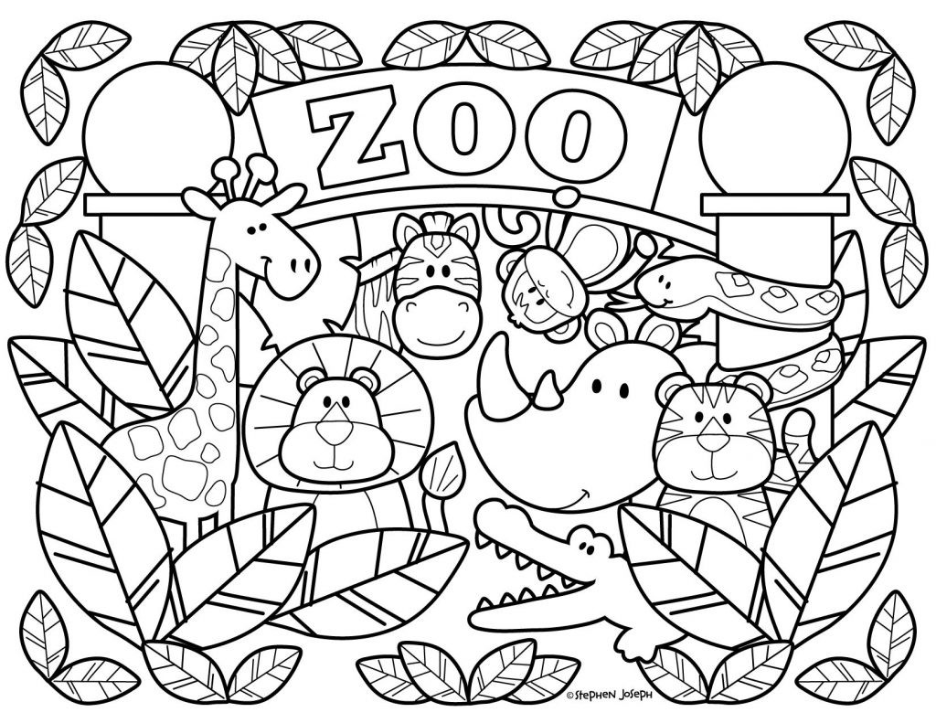 Wild symphony coloring pages