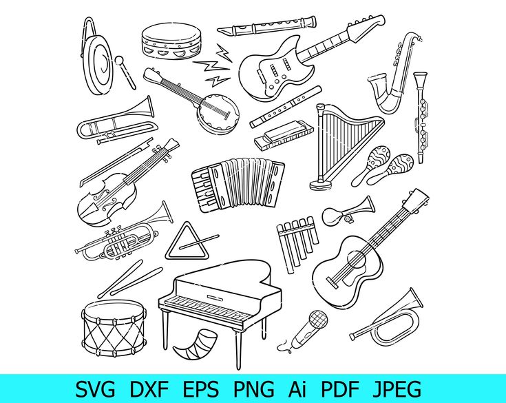 Orchestra instruments printable worksheets sketch coloring page printable worksheets homeschool music appreciation christmas music coloring