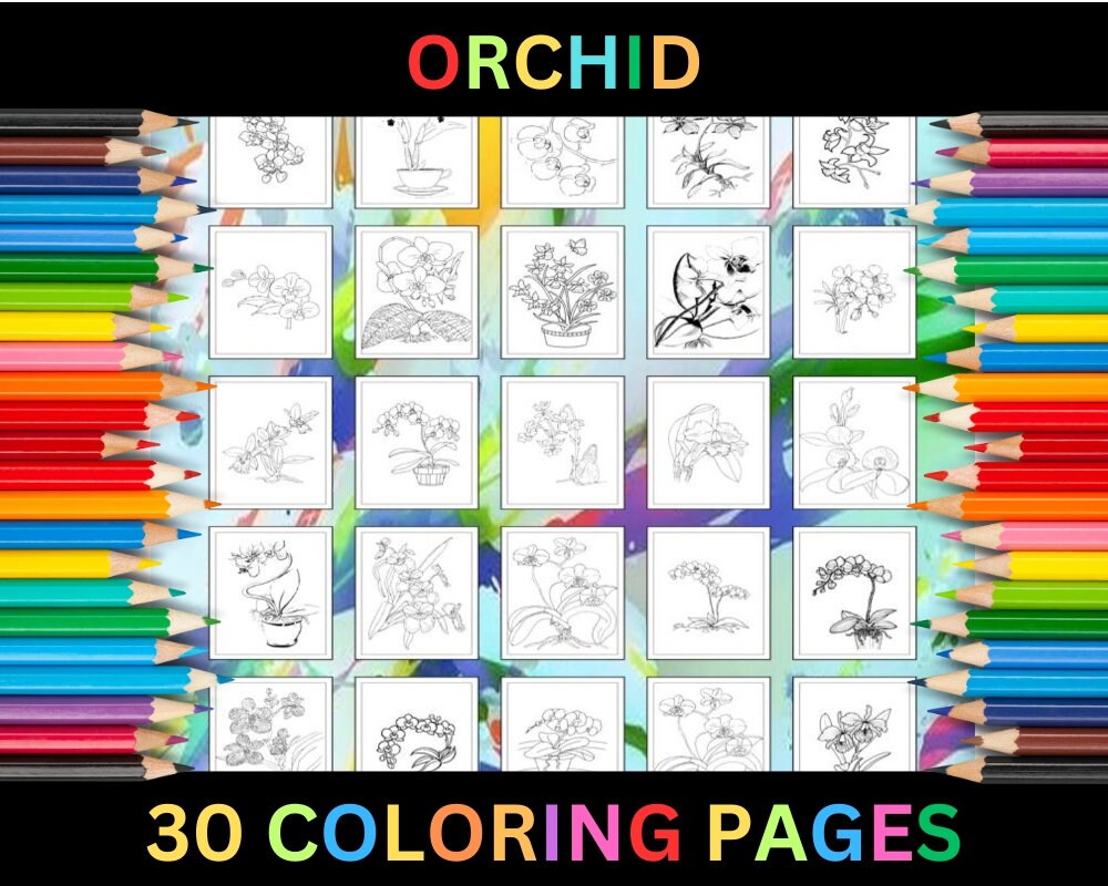 Orchid coloring