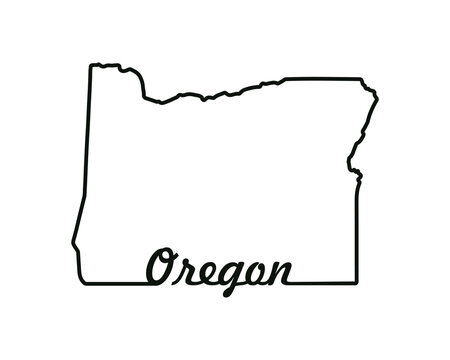 Oregon state outline images â browse photos vectors and video