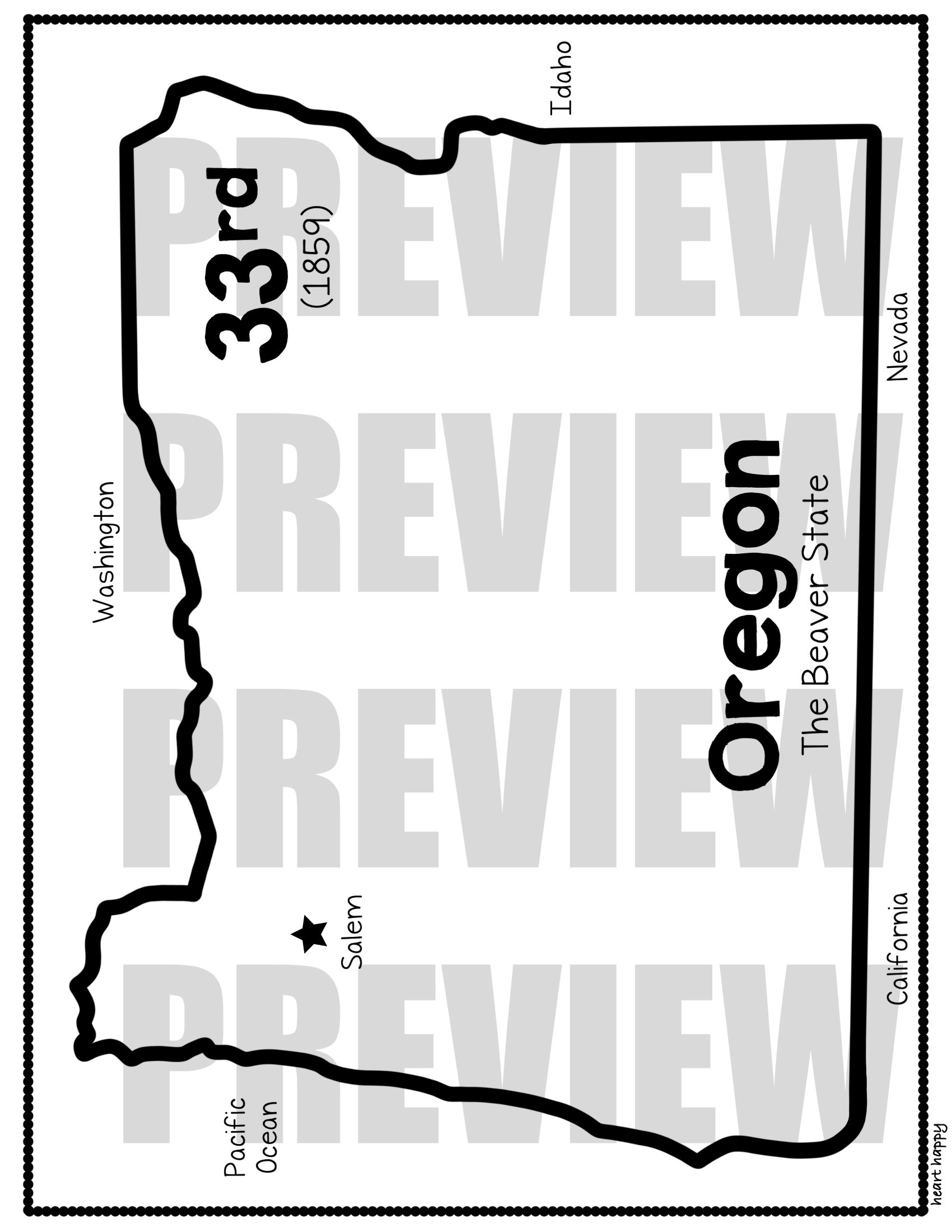 Oregon state flag craft oregon state symbols made by teachers