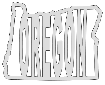 Oregon â map outline printable state shape stencil pattern â diy projects patterns monograms designs templates