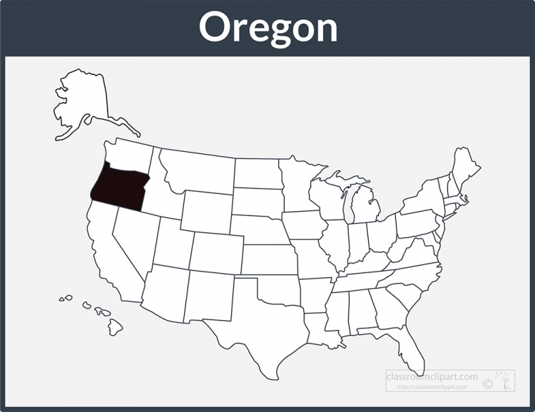 Oregon state clipart