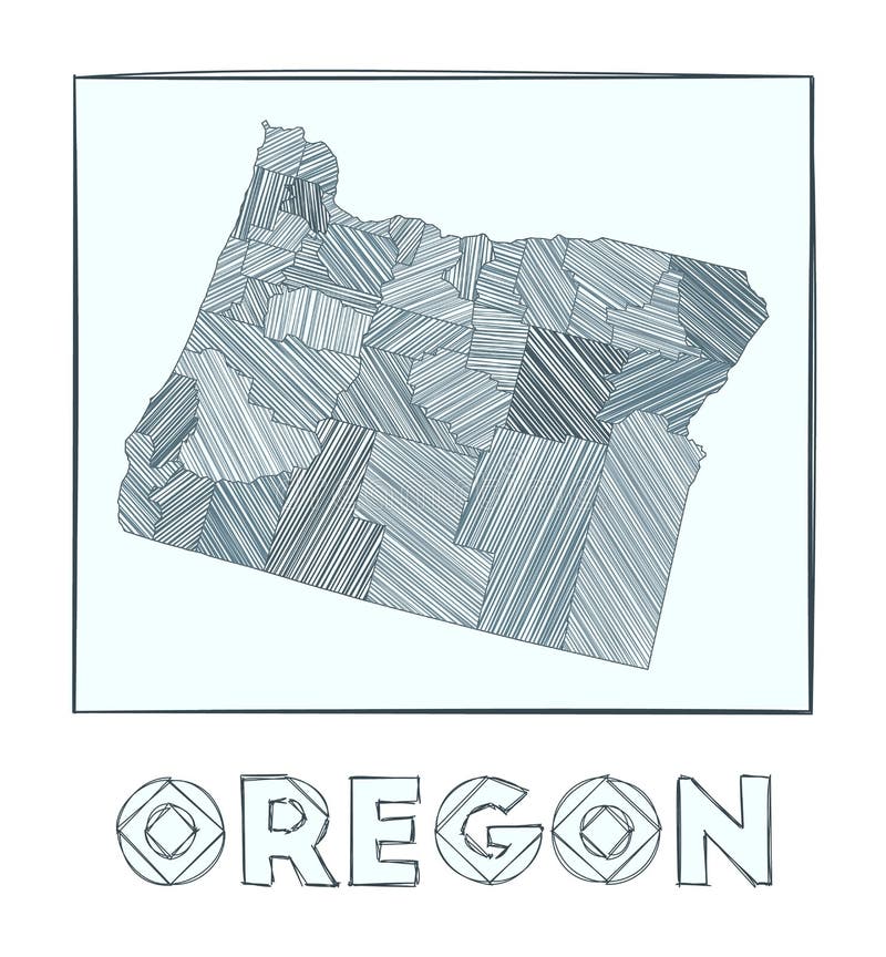 Hand drawn oregon state design stock illustrations â hand drawn oregon state design stock illustrations vectors clipart