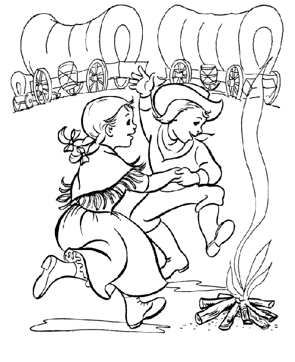 Oregon trail coloring pages