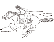 Wagon train on the oregon trail coloring page free printable coloring pages