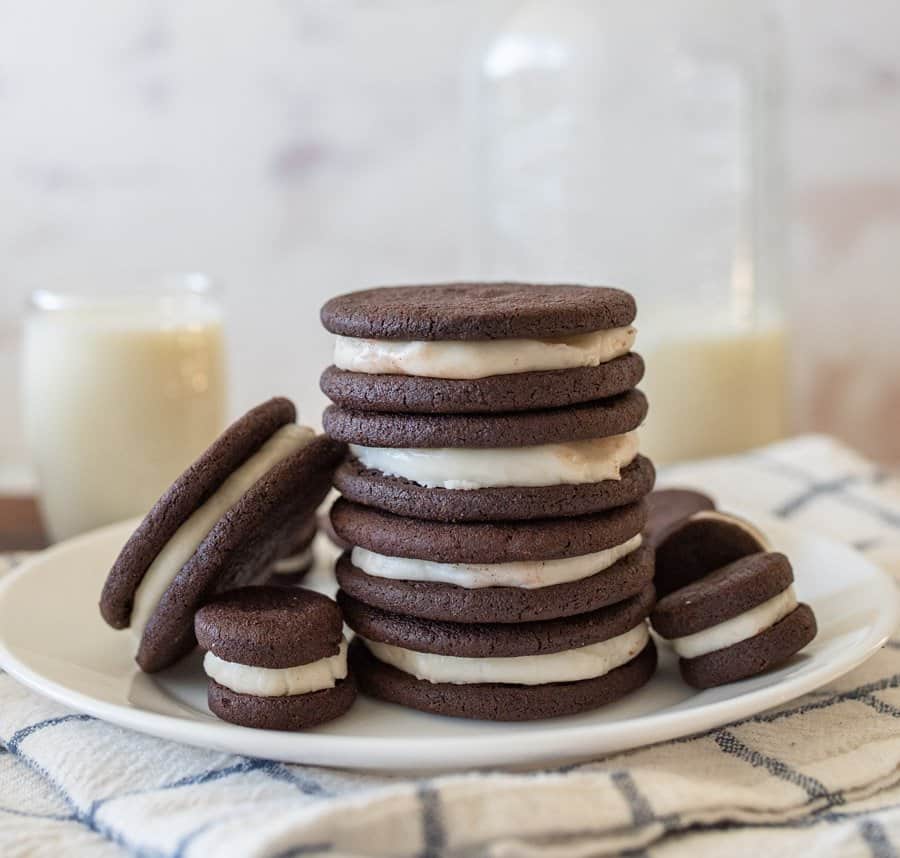 Homemade oreo cookies how to make oreo cookies easy recipe