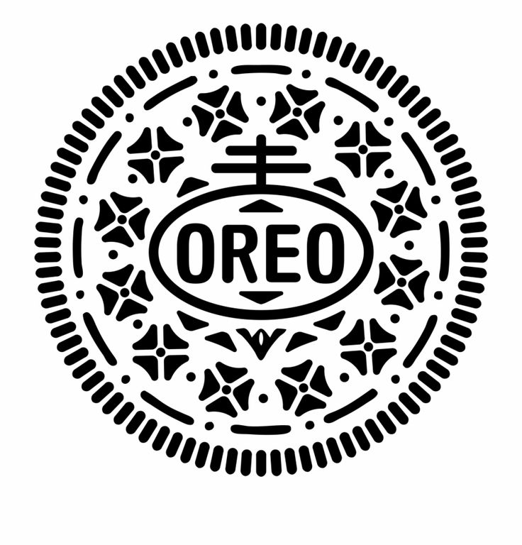 Oreo coloring page