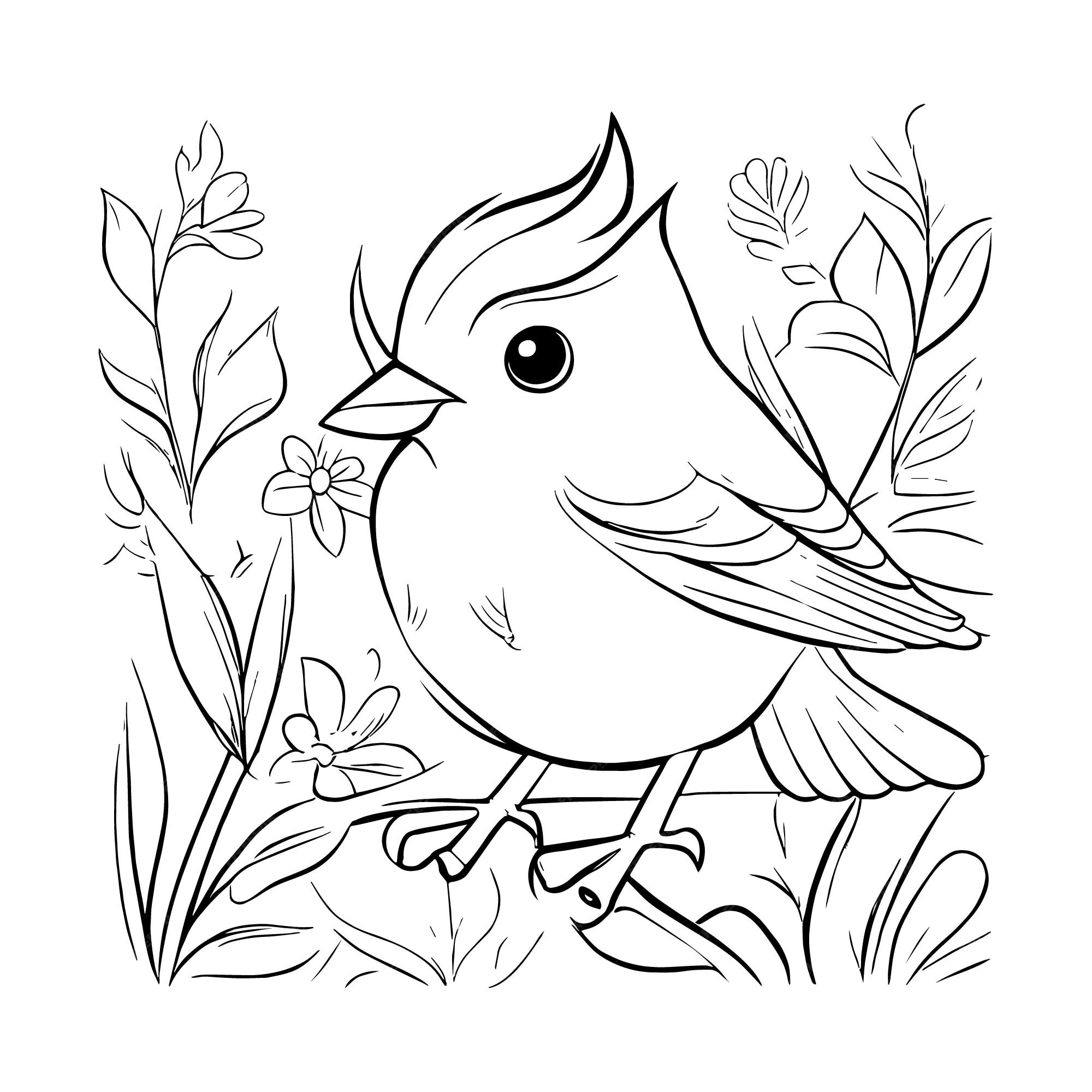 Premium vector hand drawn kawaii coloring book illustration