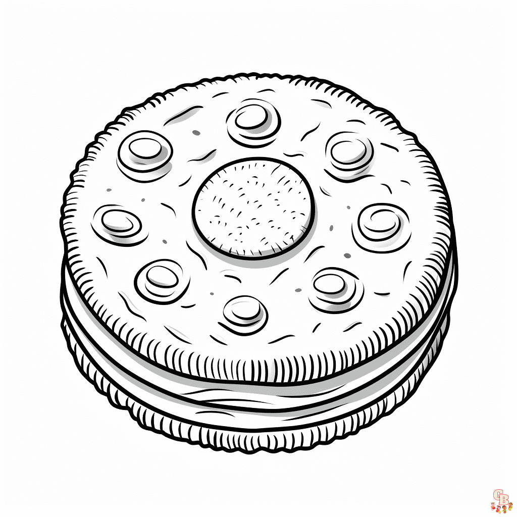 Printable oreo coloring pages free for kids and adults