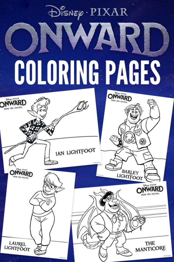 Free printables onward coloring pages and activity sheets â magic filled memories