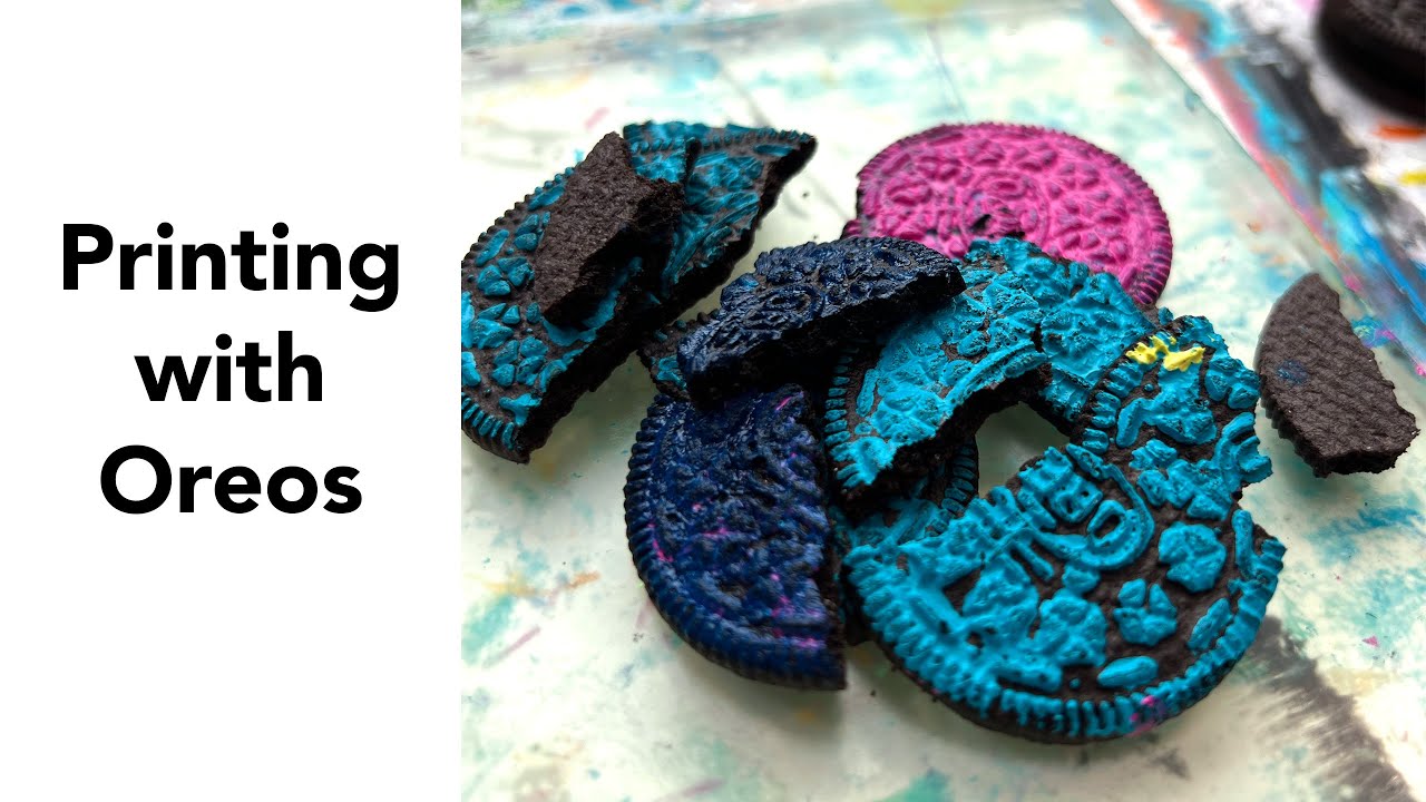 Gel printing with an oreo