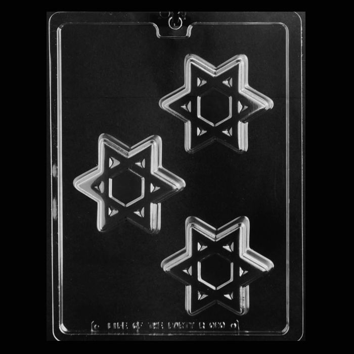 Chocolate covered oreo mold star of david