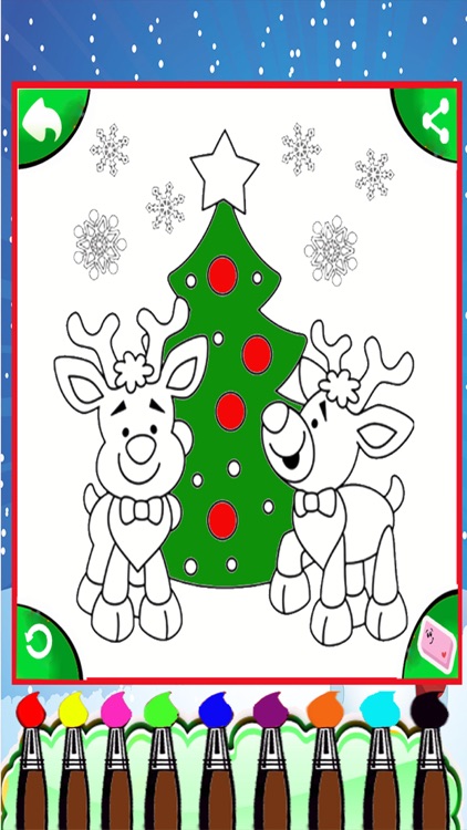 Christmas coloring pages fun by farah ishani