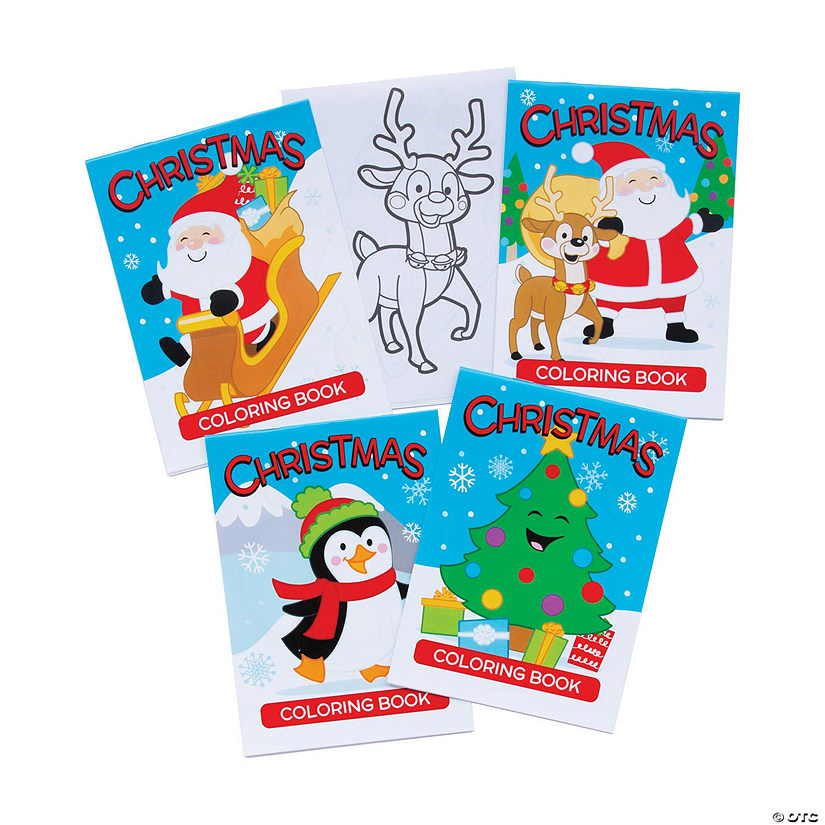 Bulk pc holiday characters coloring books oriental trading