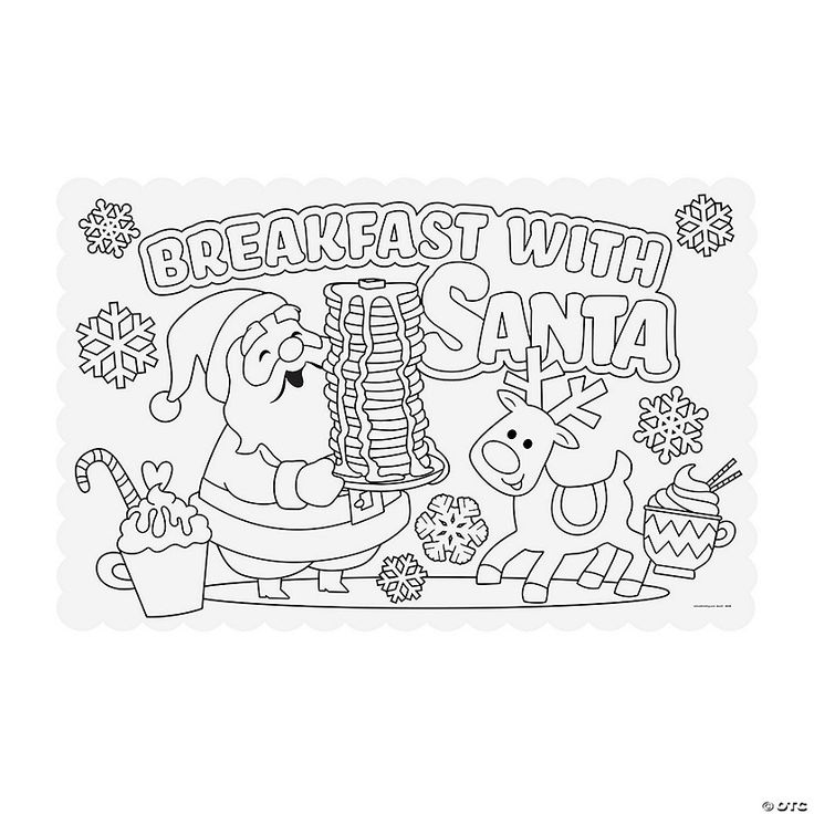 Pin on breakfast with santa