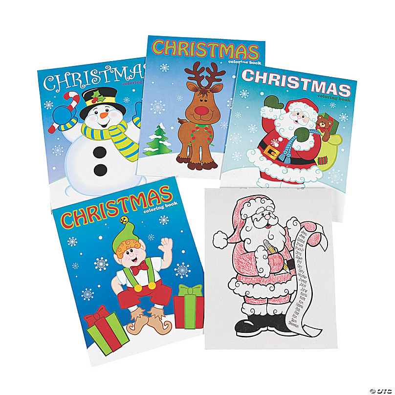 Christmas coloring books