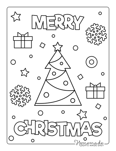 Free christmas coloring pages for kids adults