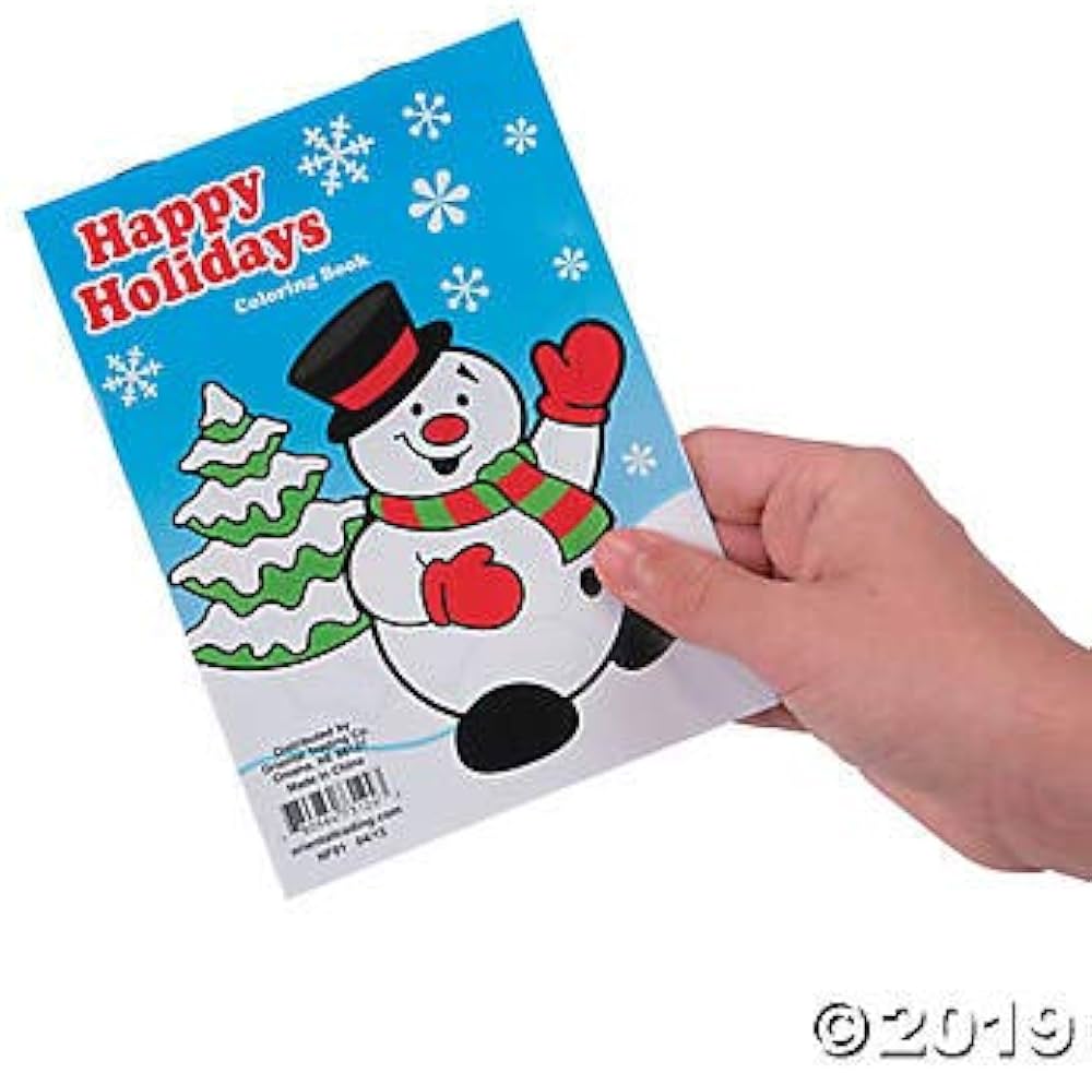 Christmas coloring books bulk set of books with pages each santa snowman rudolph and more toys games