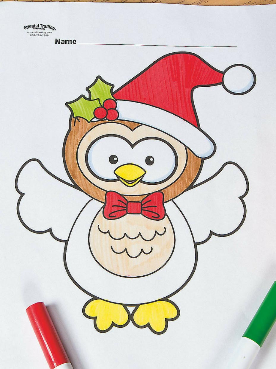 Free christmas coloring pages