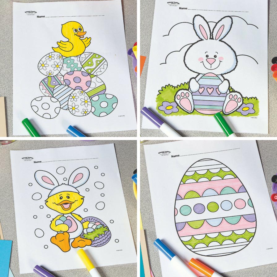 Free printable easter coloring pages