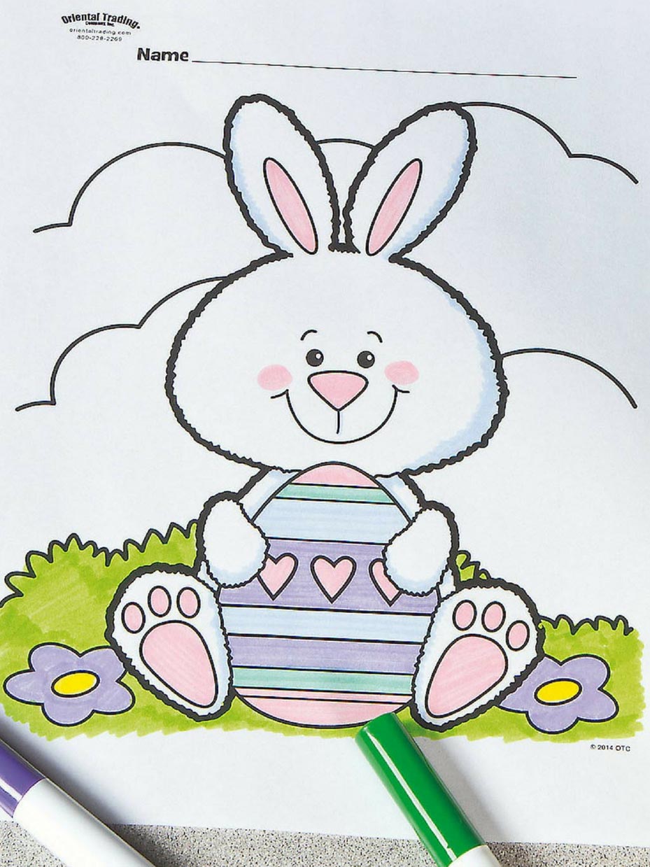 Free printable easter coloring pages