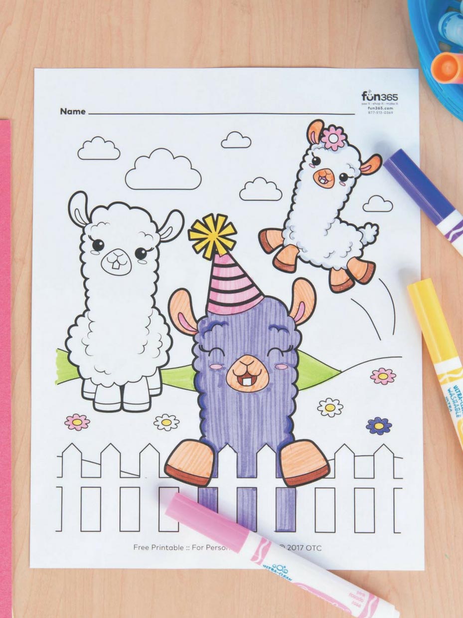 Free printable animal coloring pages