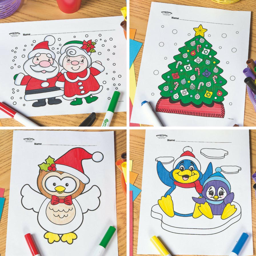 Free christmas coloring pages