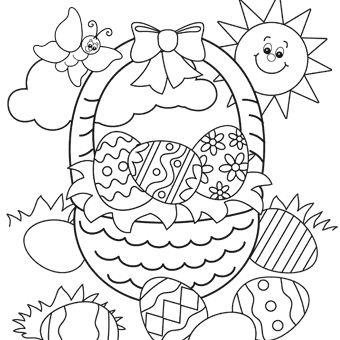 Easter coloring pages crafts and worksheets for preschooltoddler and kindergarten