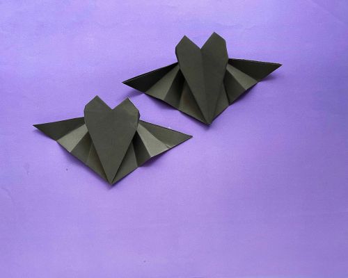 Easy halloween origami instructions for kids