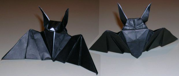 Spooky origami bats origami bat