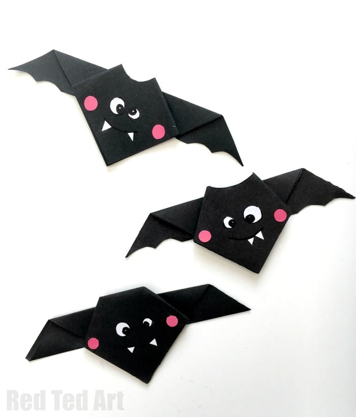 How to make an origami halloween bat easy