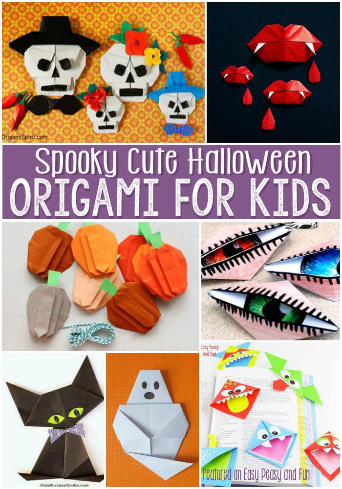 Halloween origami for kids