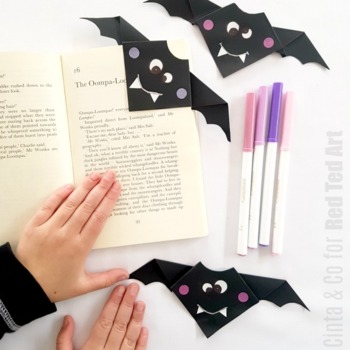 Halloween steam easy origami bat by red ted art tpt