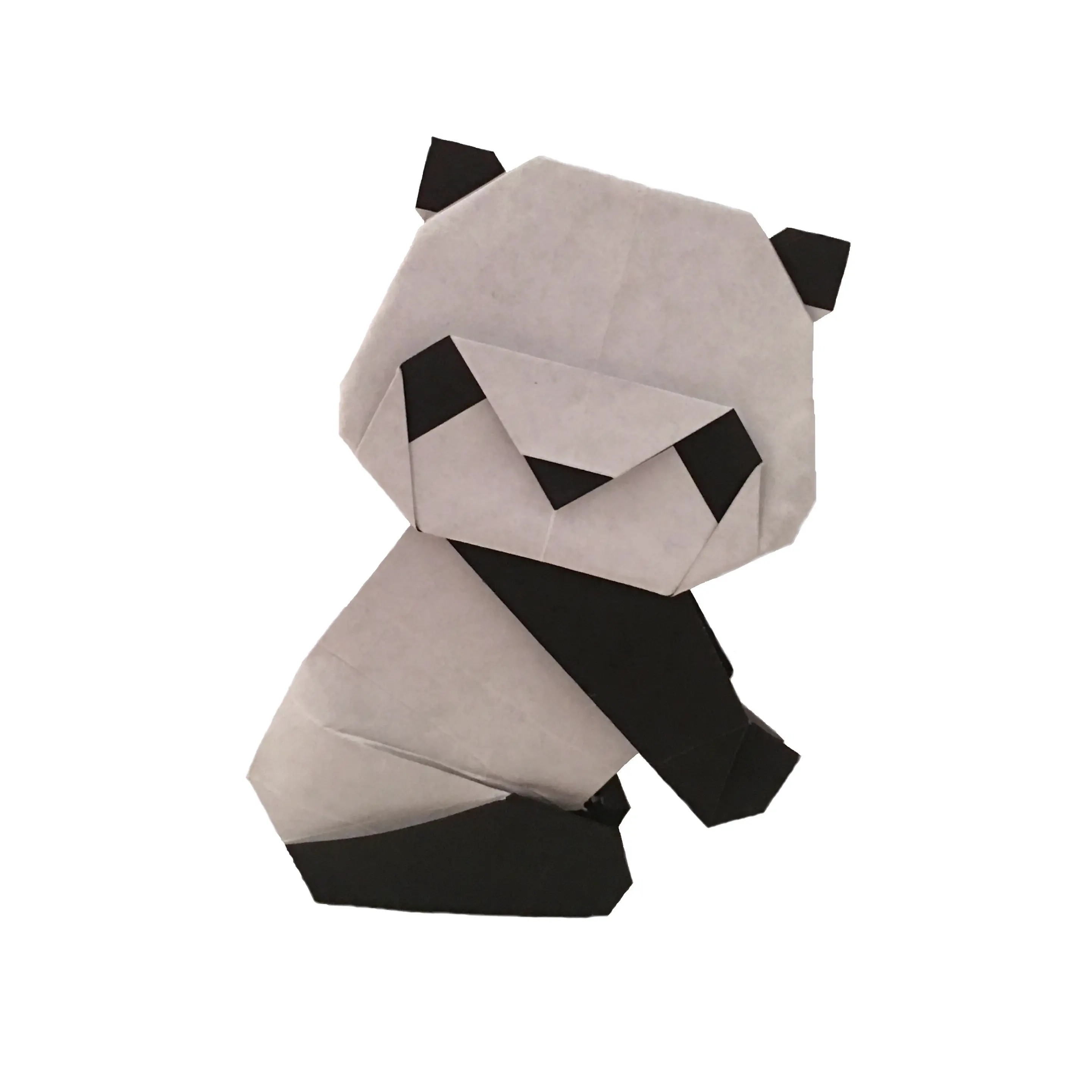 An origami panda is just as cute as a real one