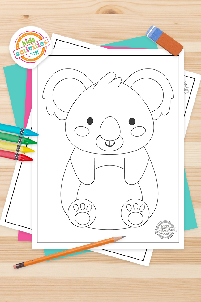 Free printable koala coloring pages kids activities blog