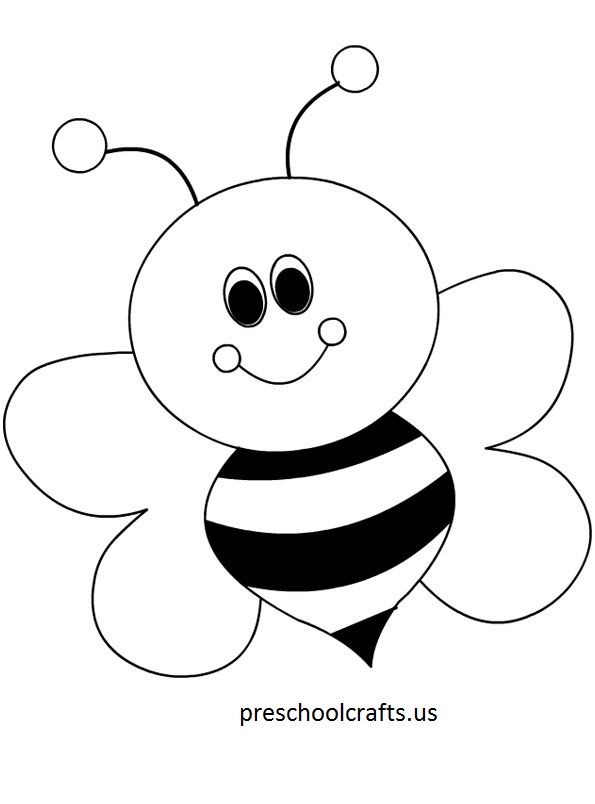 Bee coloring pages bee coloring pages coloring pages bee crafts