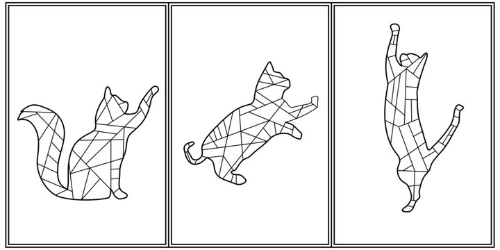 Cat coloring images â browse photos vectors and video