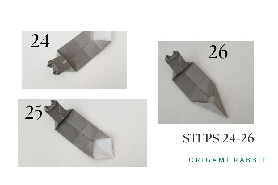 Rabbit origami â origami rabbit instructions