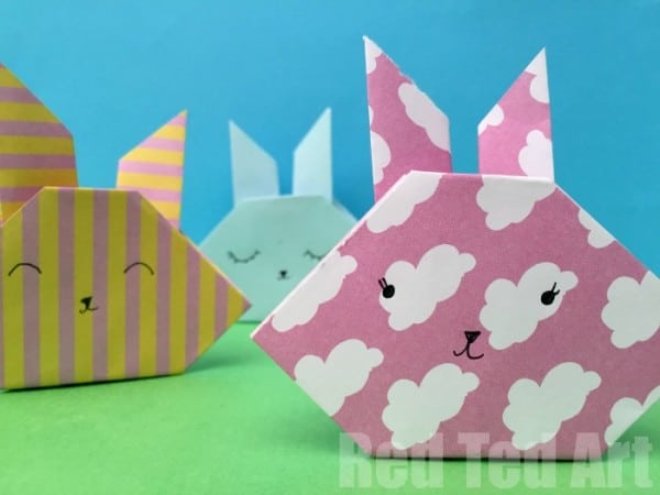 How to make paper rabbits step by step