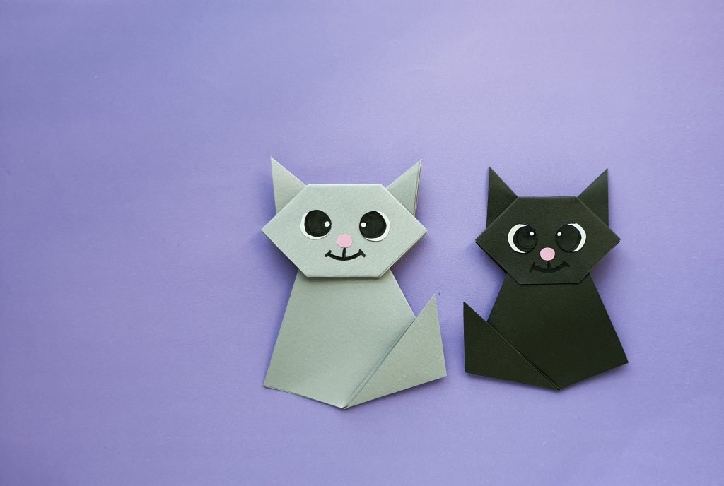 How to make cat origami