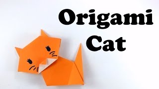 Easy origami cat instructions