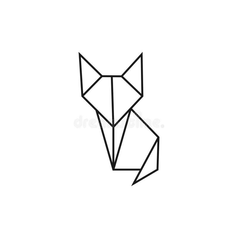 Origami cat stock illustrations â origami cat stock illustrations vectors clipart