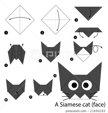 Origami a cat